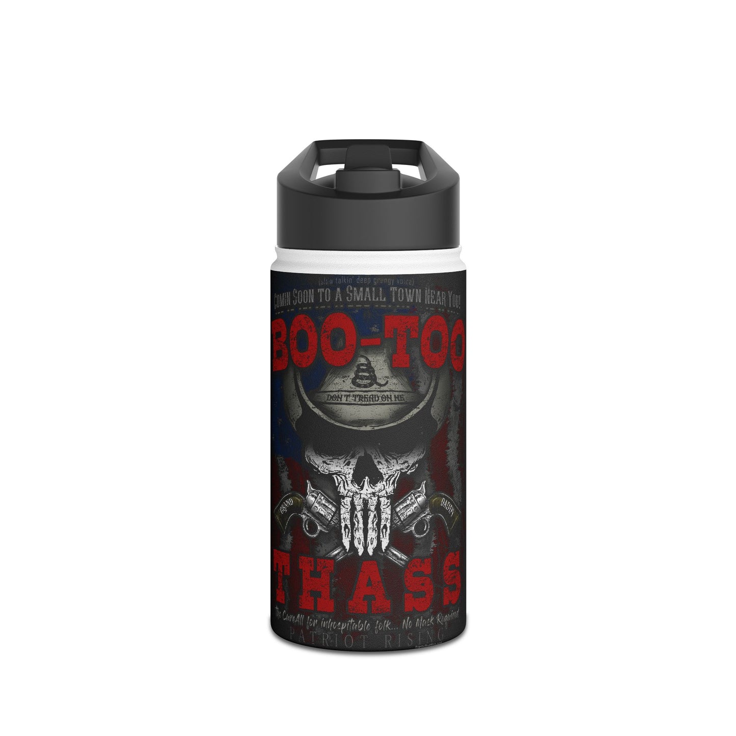 Boo Too Thass Stainless Steel Water Bottle, Standard Lid