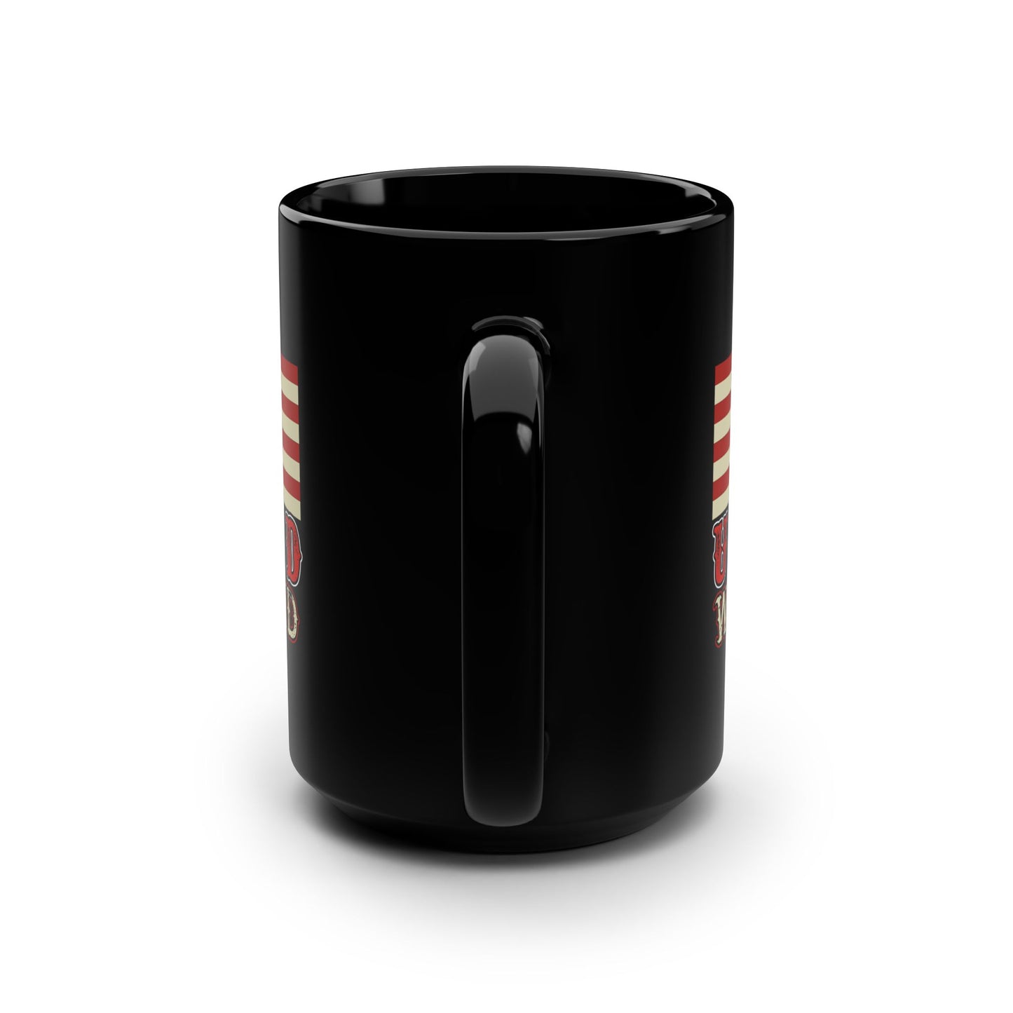 United We Stand Black Mug, 15oz