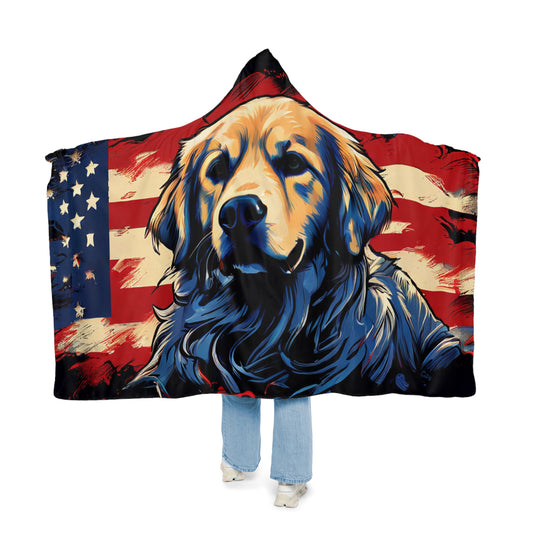 Golden Retriever (Personalize It!) Snuggle Blanket