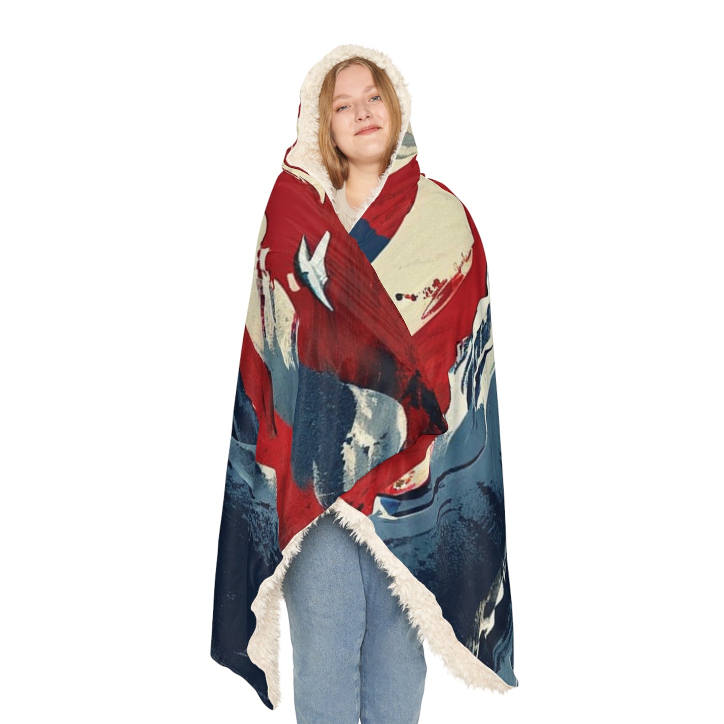 Flag Mountain (Personalize It!) Snuggle Blanket