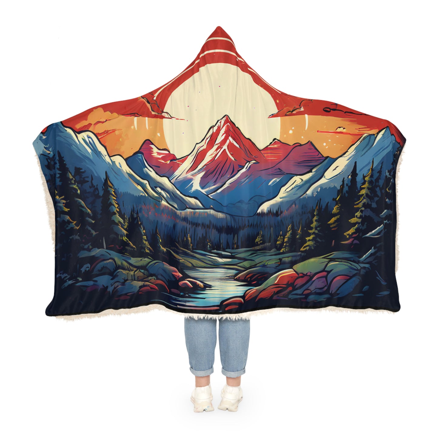 Sun Mountain (Personalize It!) Snuggle Blanket