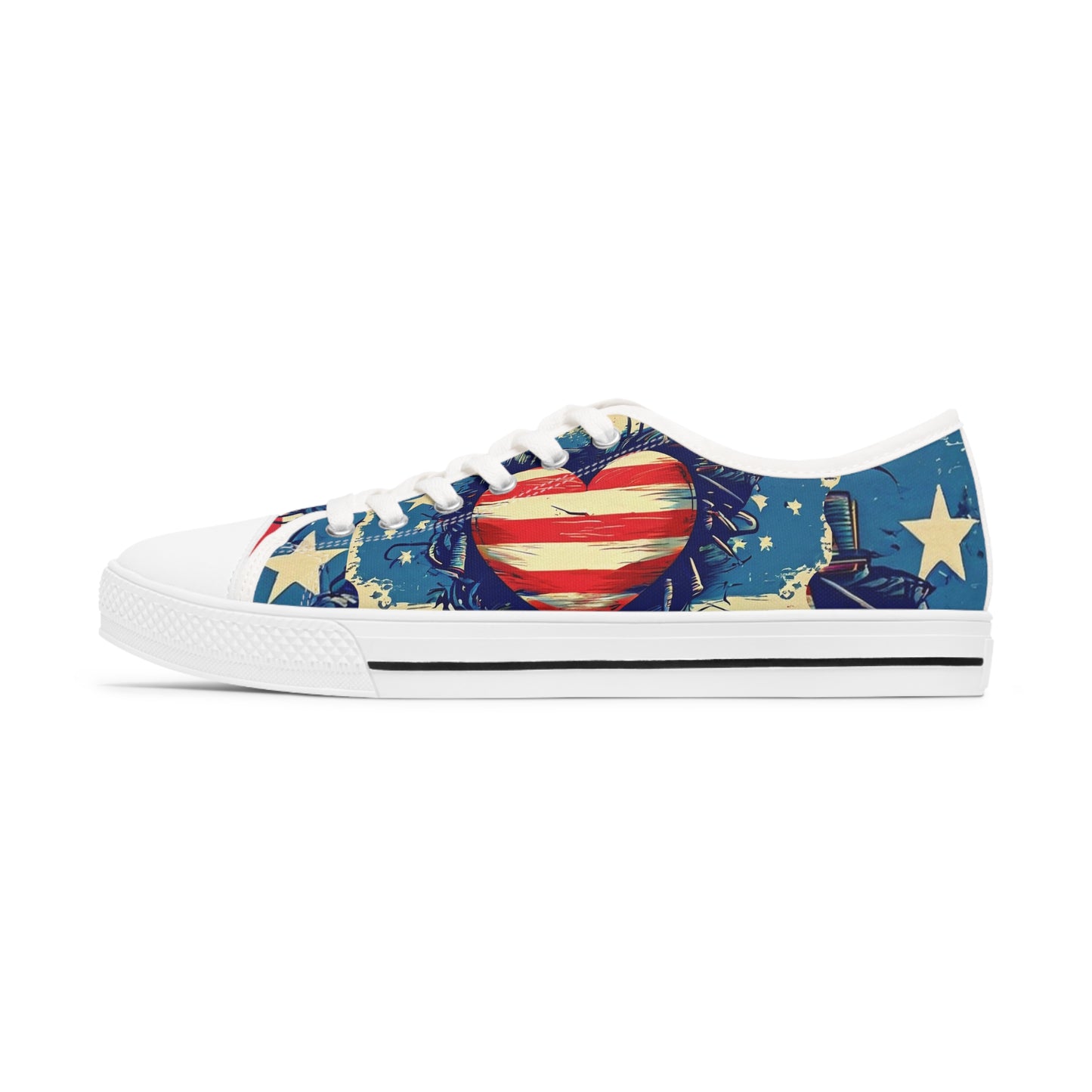 Personalize it! Women's Low Top Sneakers 2