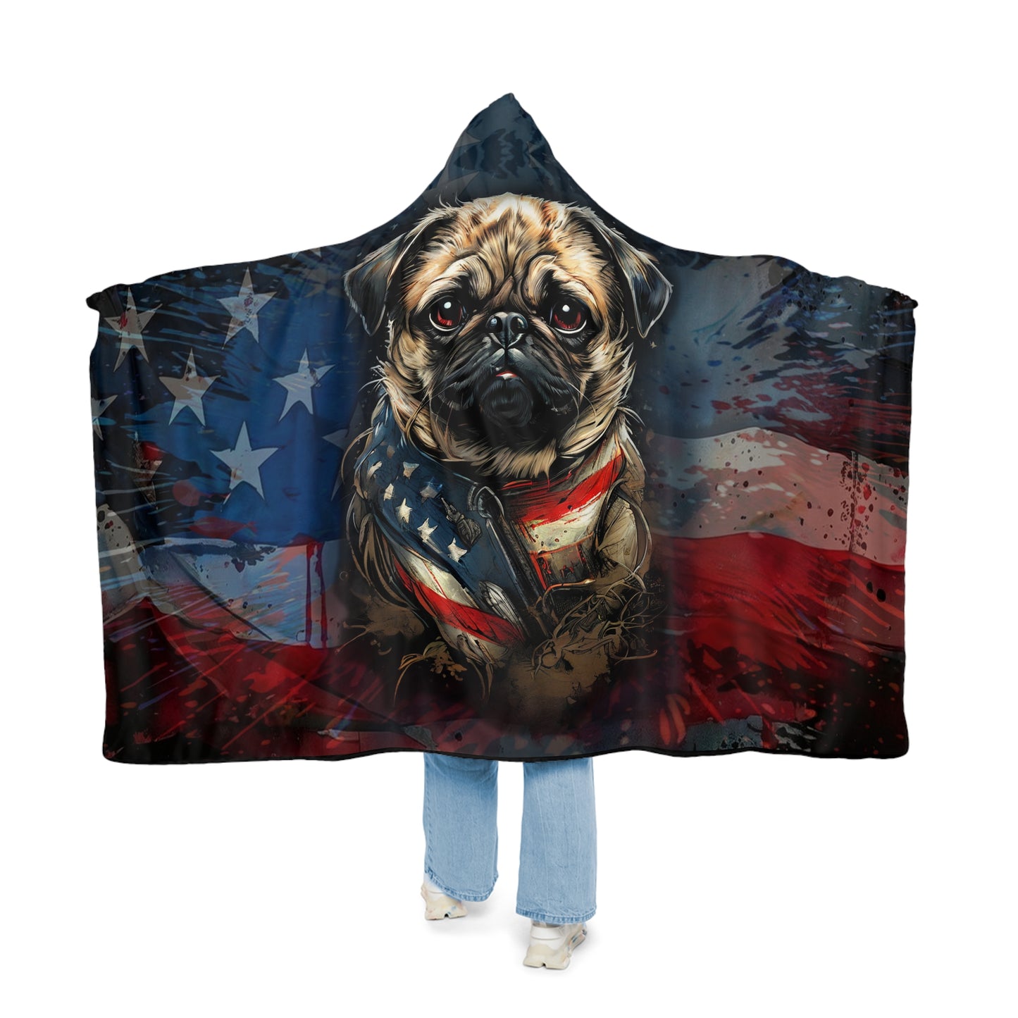 Pug (Personalize It!) Snuggle Blanket