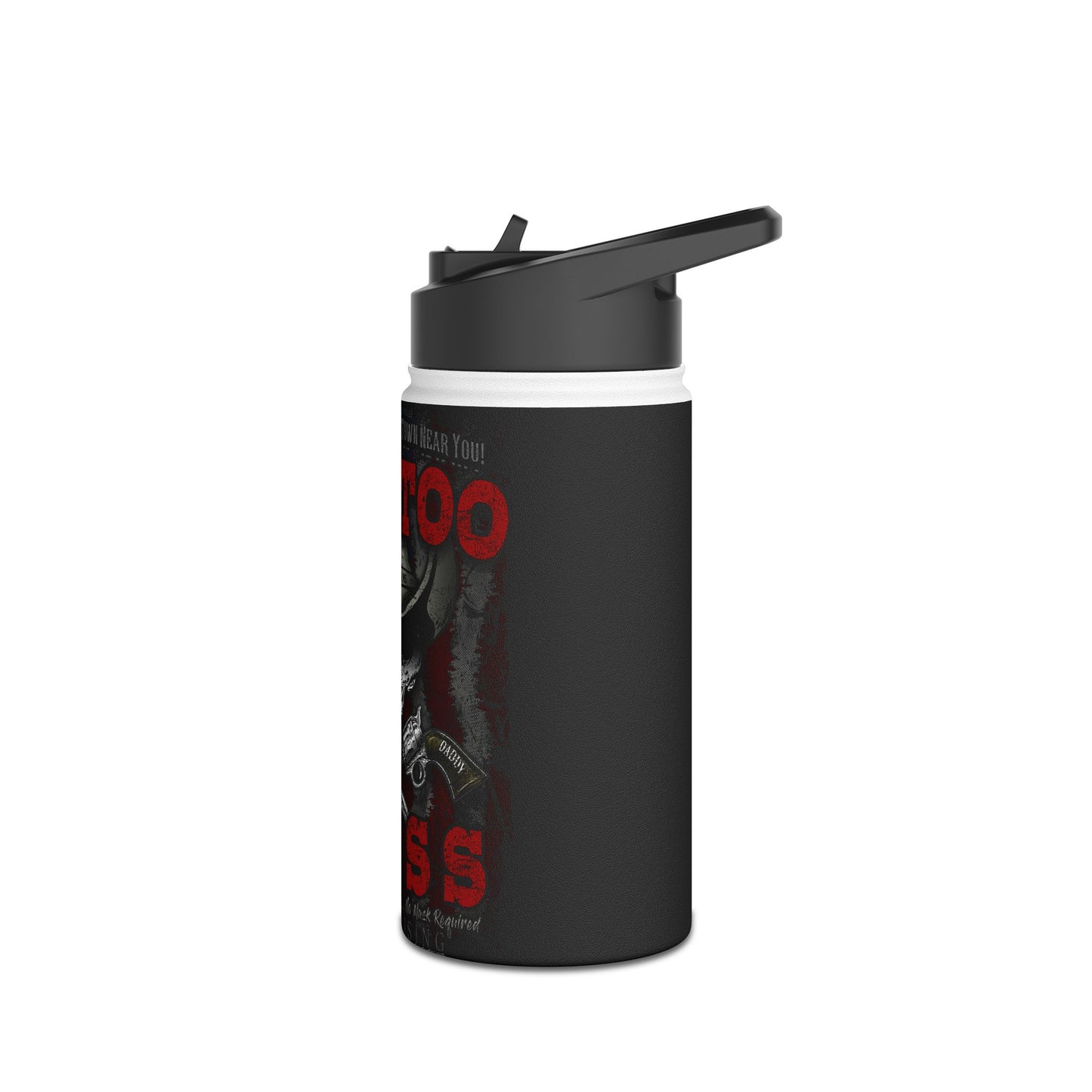 Boo Too Thass Stainless Steel Water Bottle, Standard Lid