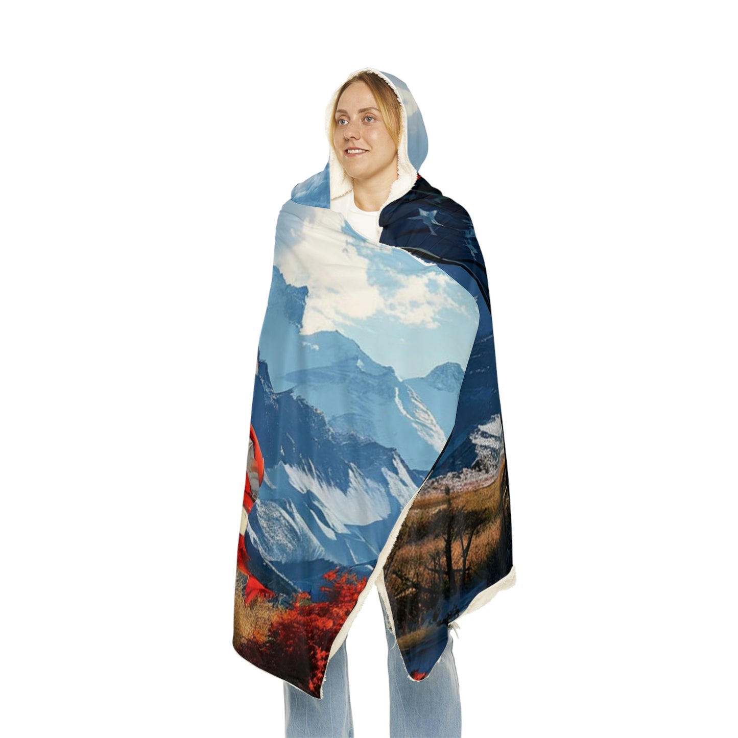 Flag Sky (Personalize It!) Snuggle Blanket