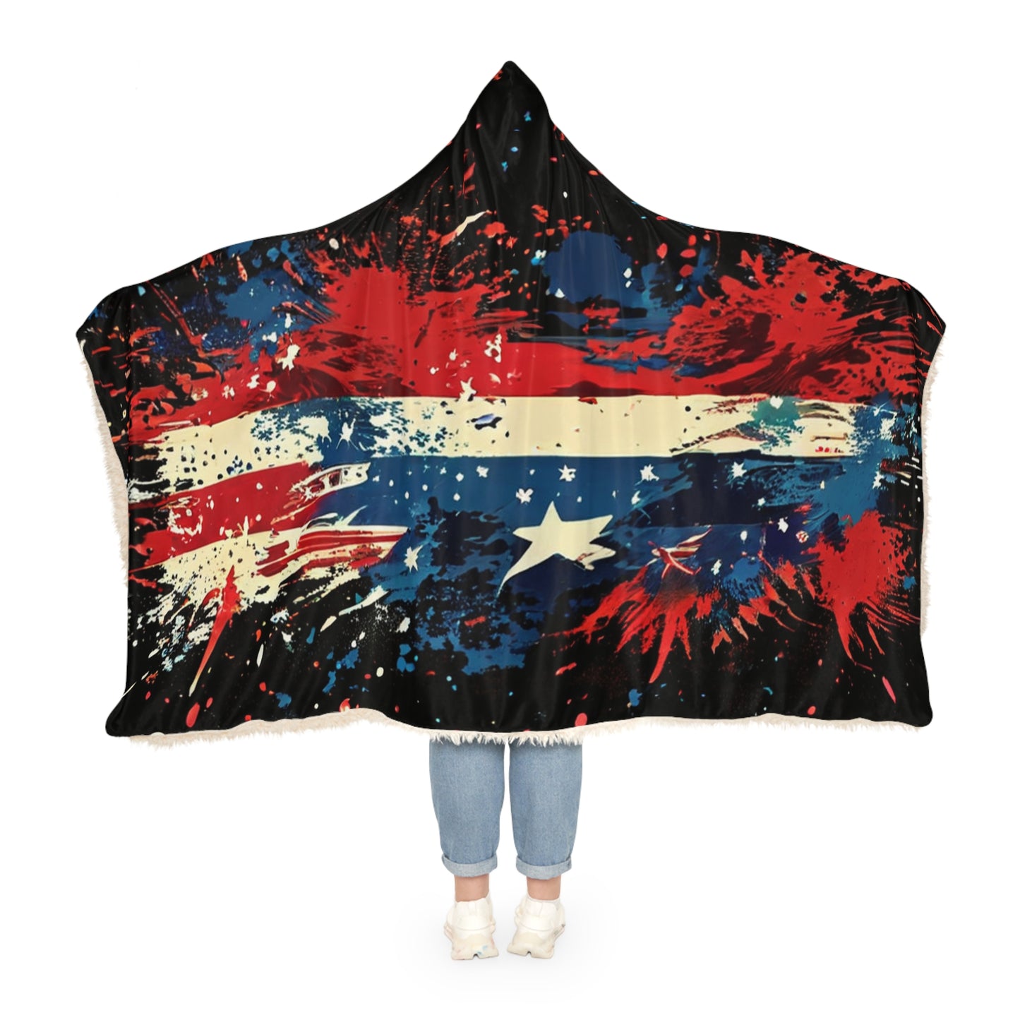 Patriotic Blast (Personalize It!) Snuggle Blanket