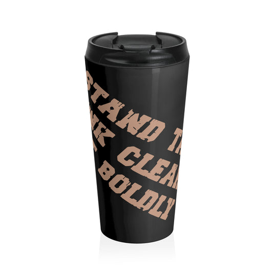 Stand Tall Stainless Steel Travel Mug