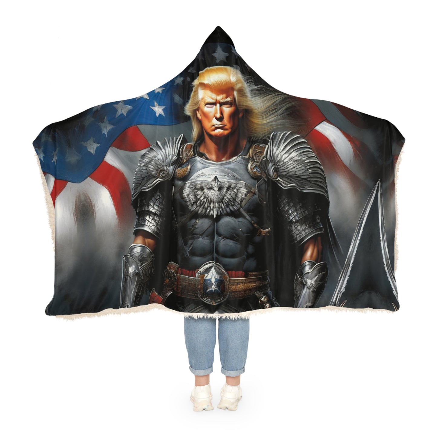 That Warrior Guy, Again (Personalize It!) Snuggle Blanket