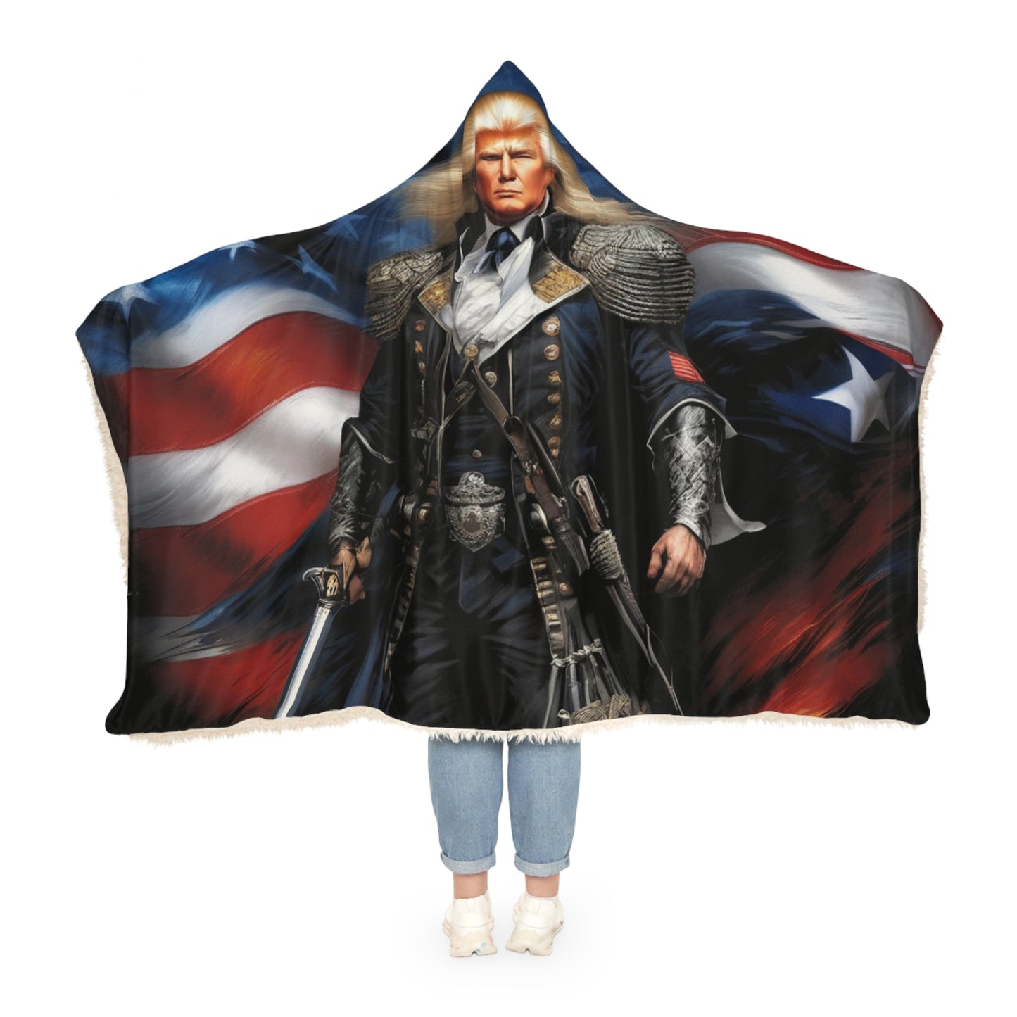 That Warrior Guy Great Again (Personalize It!) Snuggle Blanket