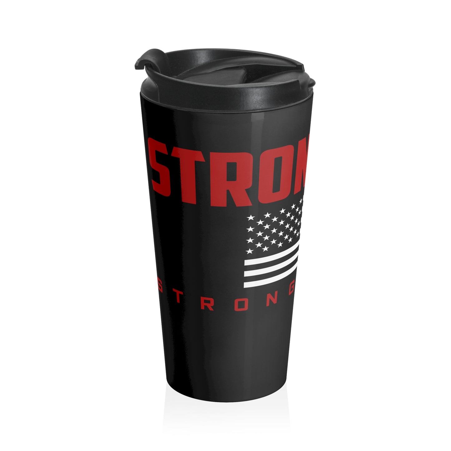 Strong Mind Stainless Steel Travel Mug