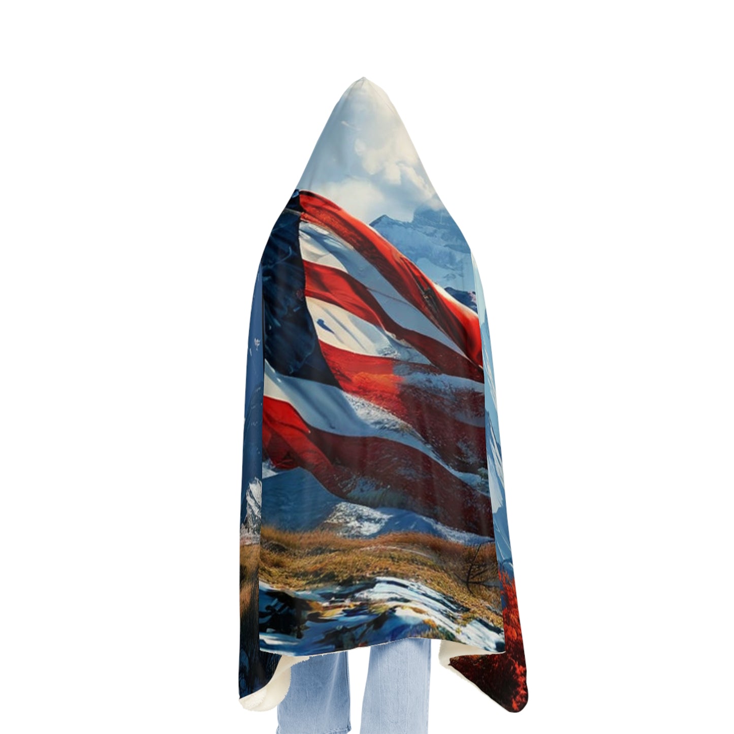 Flag Sky (Personalize It!) Snuggle Blanket