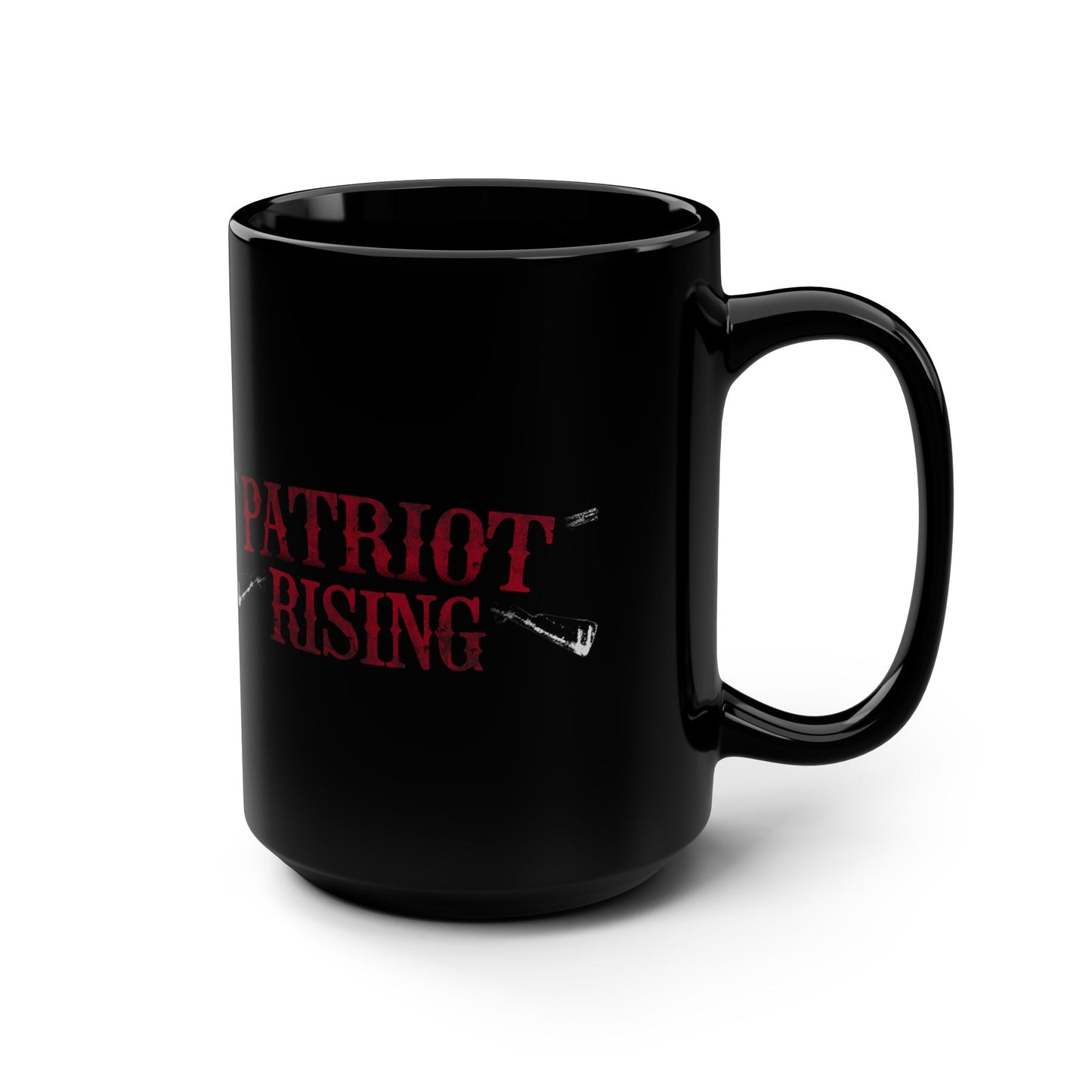 Patriot Rising Black Mug, 15oz