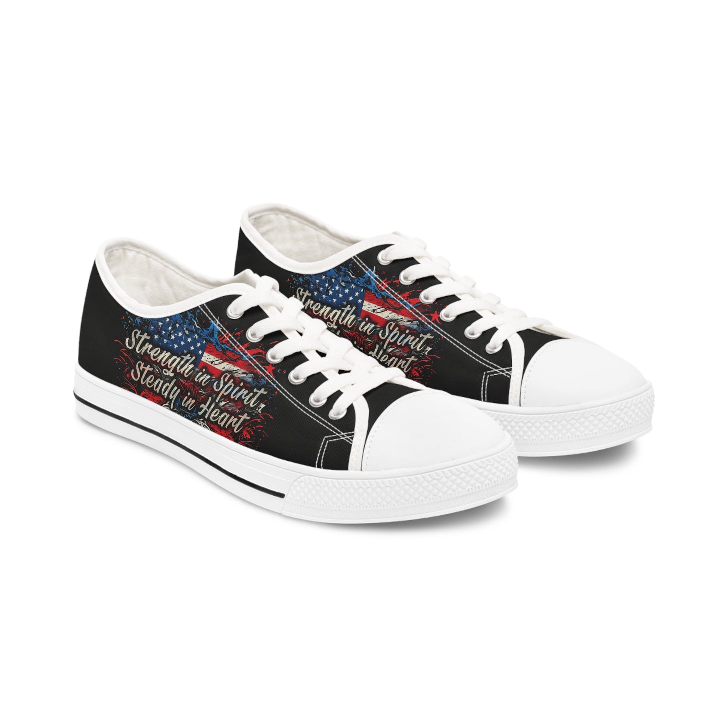 Women's "Strength in Spirit" Low Top Sneakers