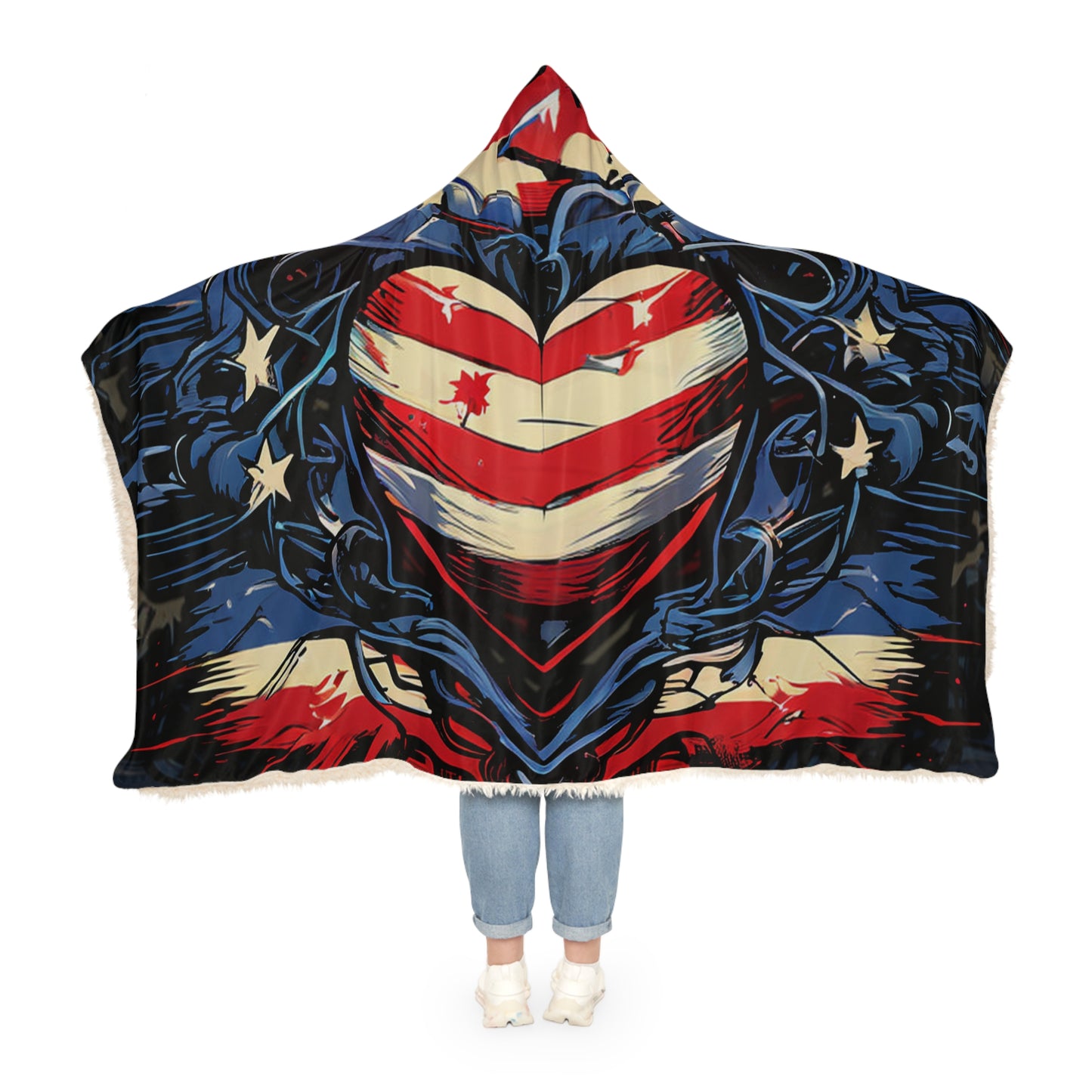 Patriots Heart Snuggle Blanket