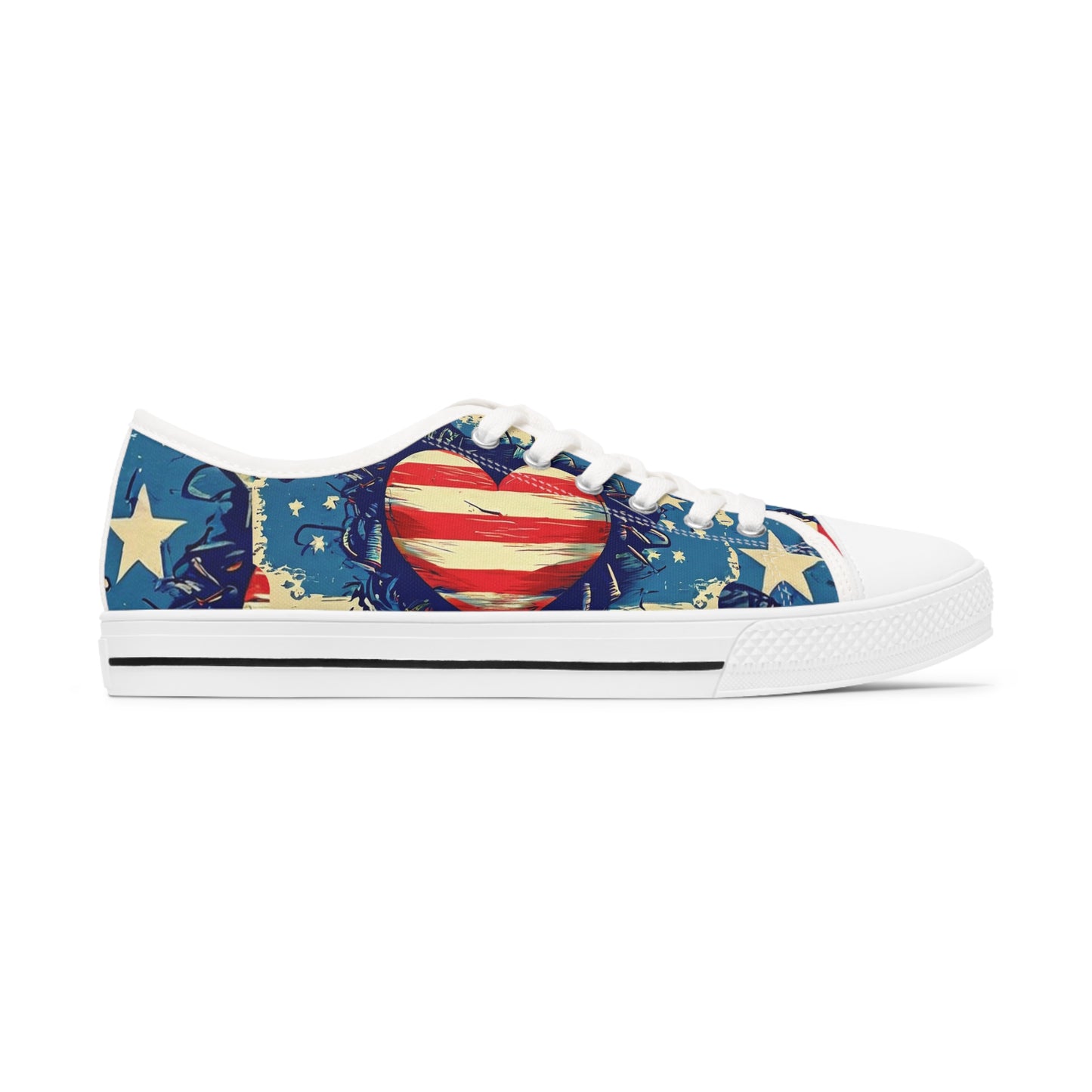 Personalize it! Women's Low Top Sneakers 2