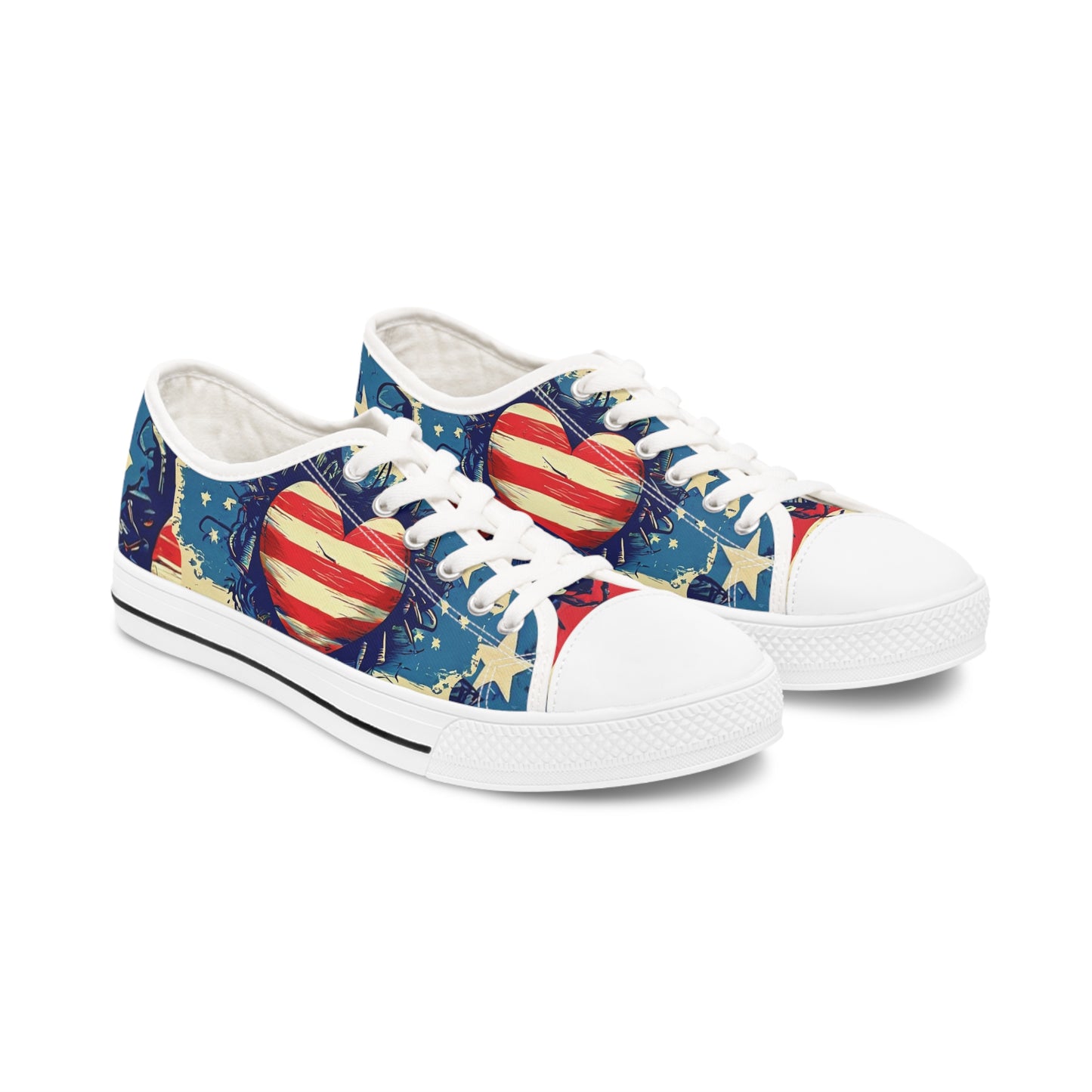 Personalize it! Women's Low Top Sneakers 2