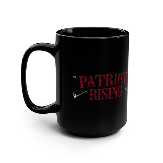 Patriot Rising Black Mug, 15oz