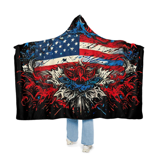 Flag Waves (Personalize It!) Snuggle Blanket