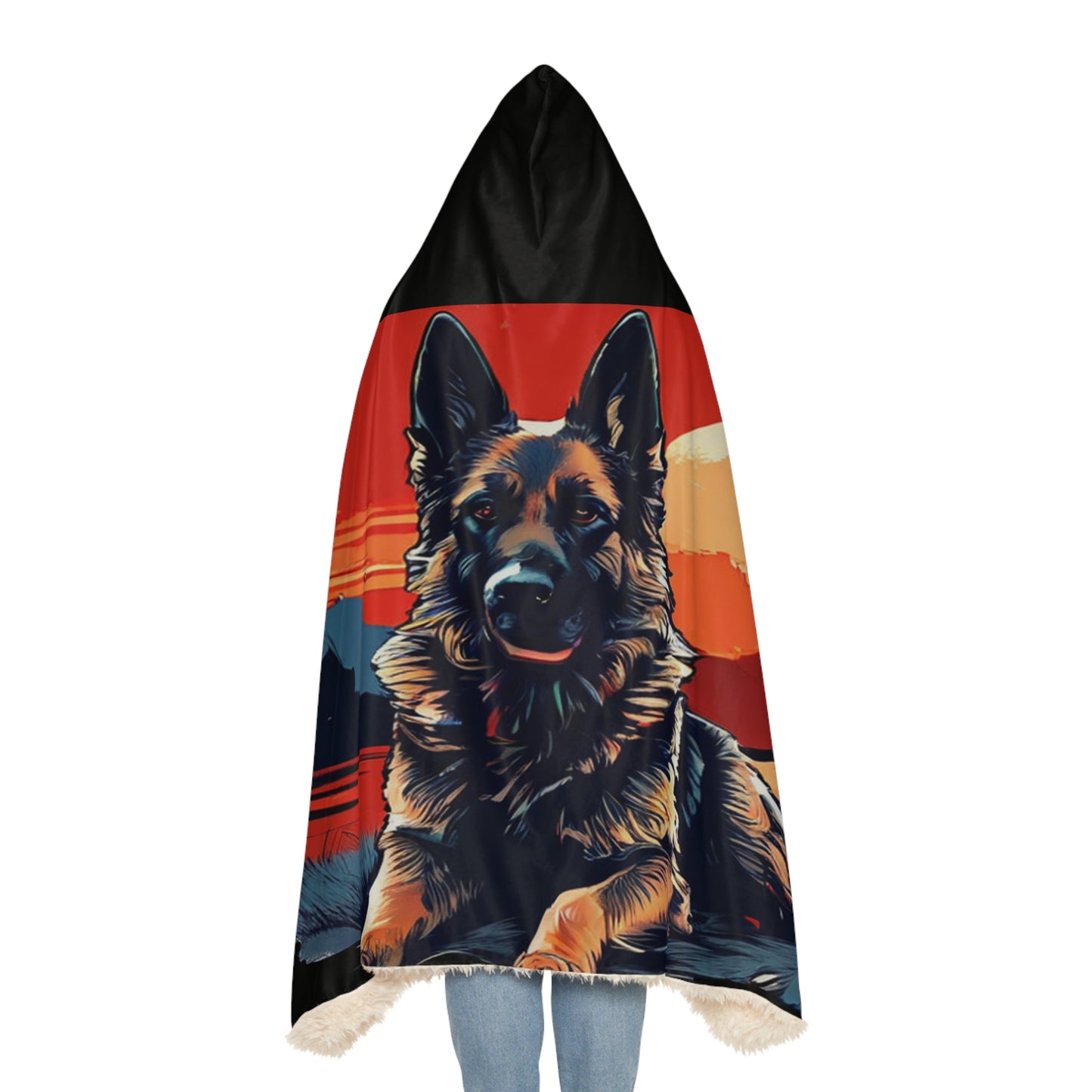 German Shepherd Snuggle Blanket