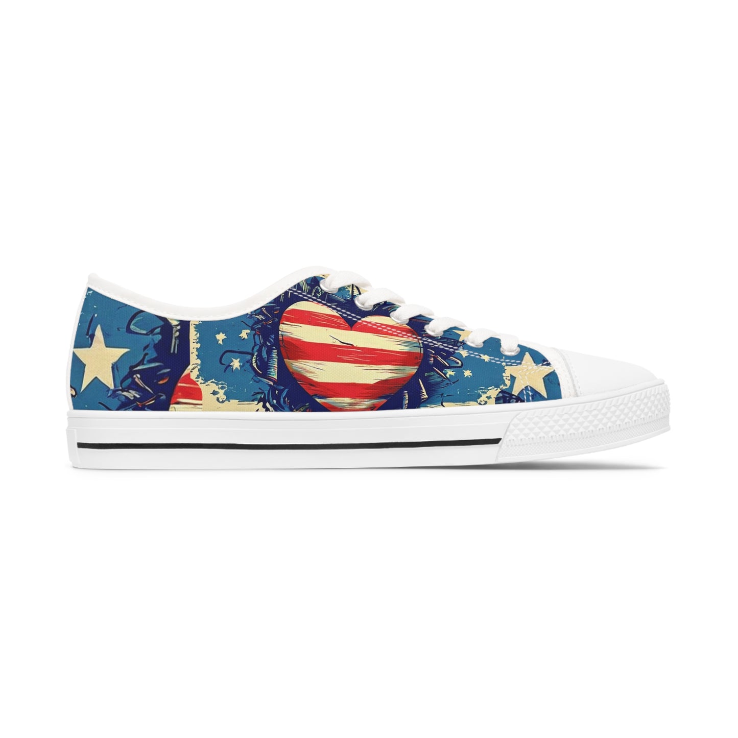 Personalize it! Women's Low Top Sneakers 2