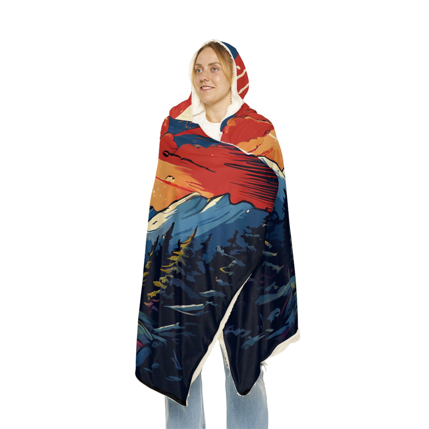 Sun Mountain (Personalize It!) Snuggle Blanket