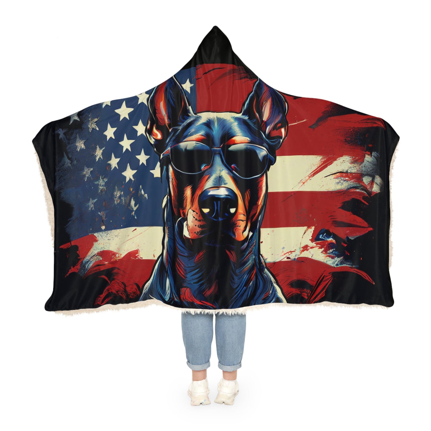 Doberman (Personalize It!) Snuggle Blanket