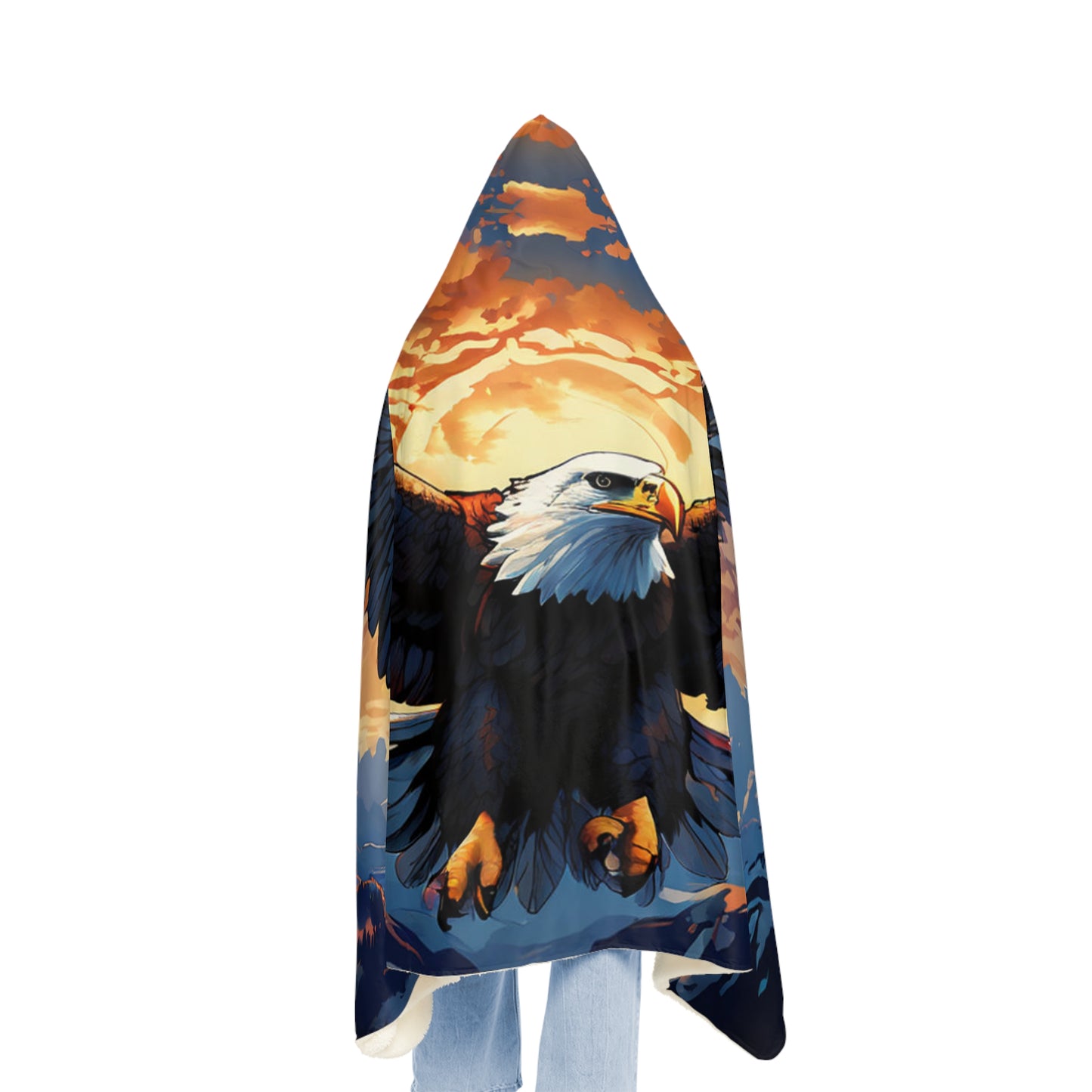 Sun Eagle (Personalize It!) Snuggle Blanket