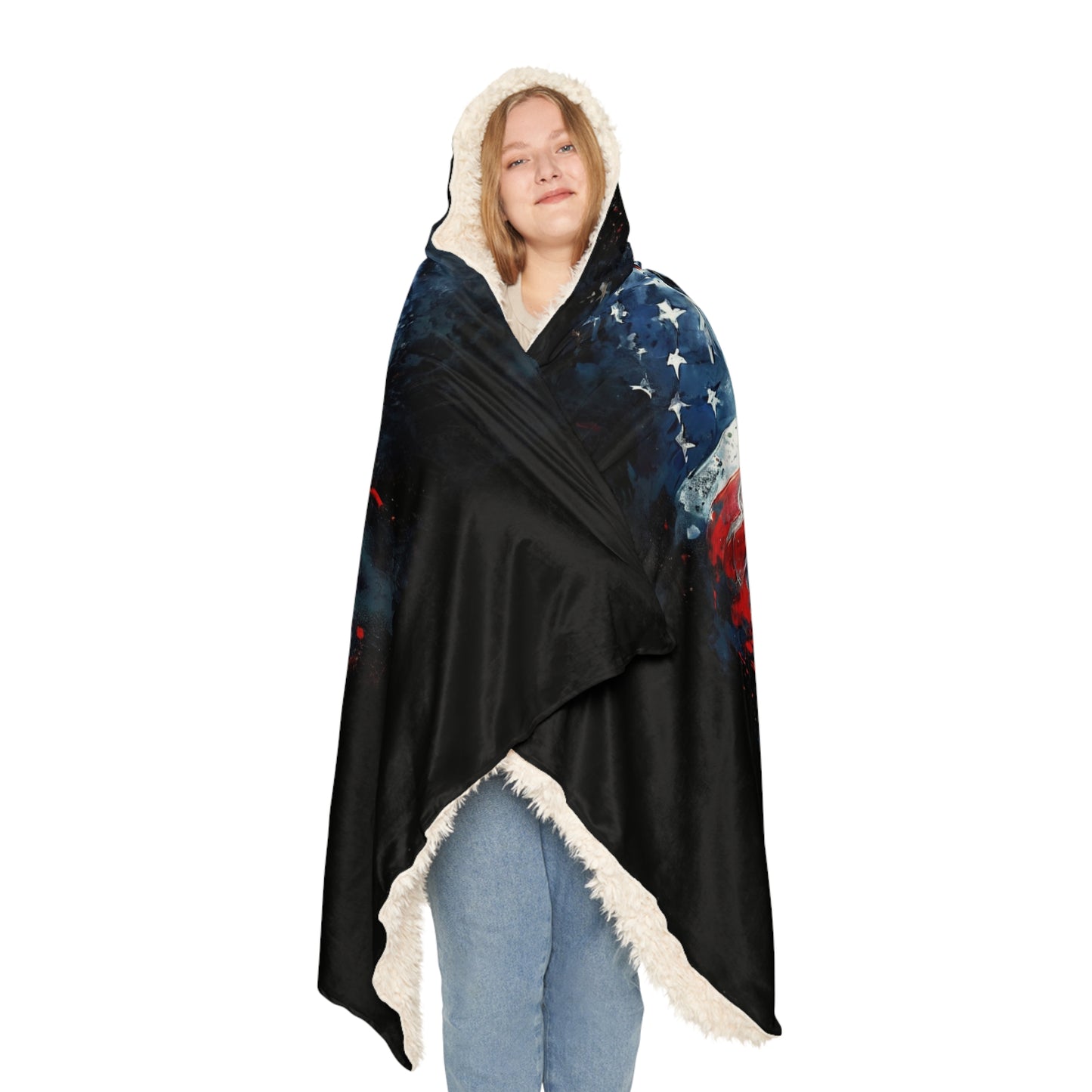 Captain Ameri-Canine (Personalize It!) Snuggle Blanket