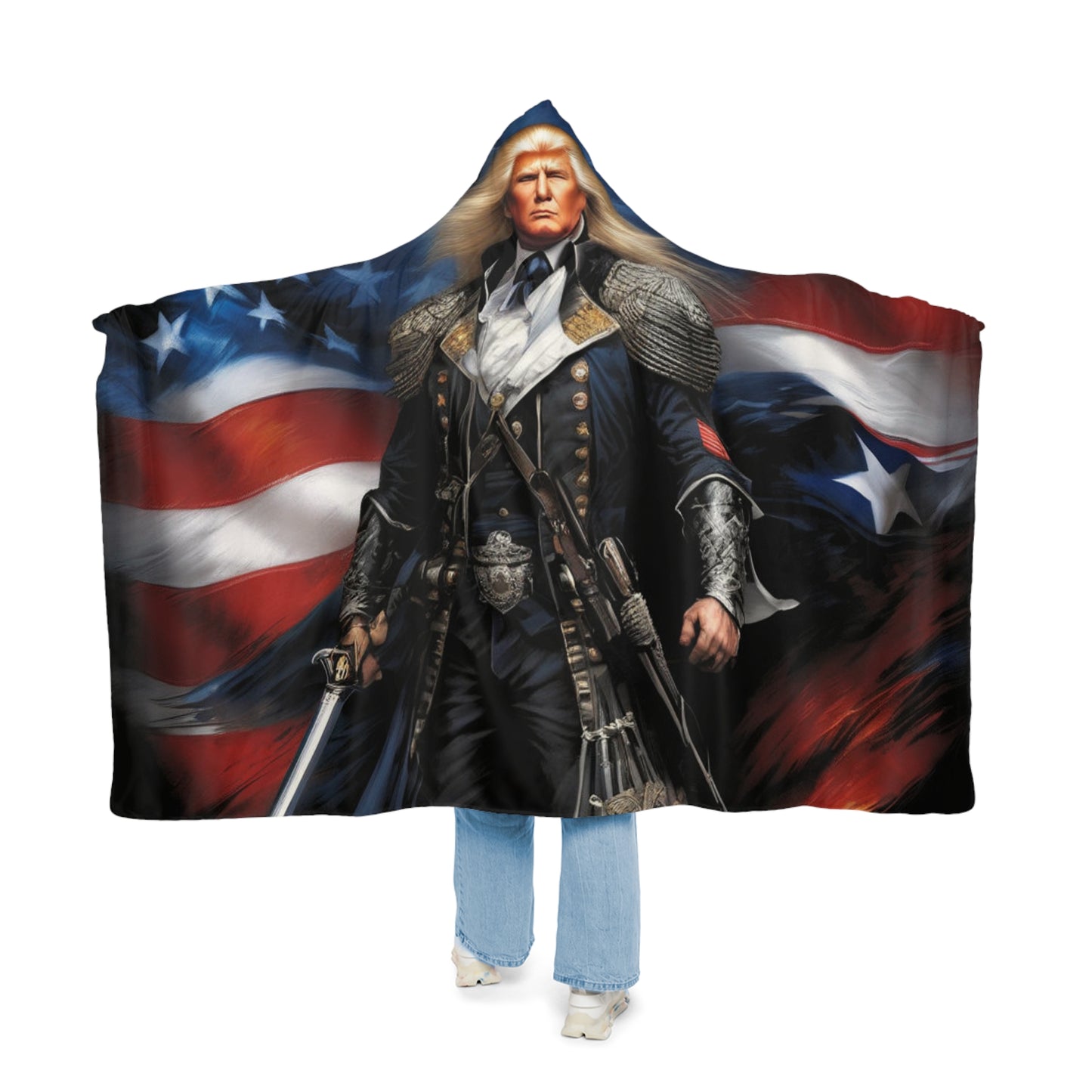 That Warrior Guy Great Again (Personalize It!) Snuggle Blanket