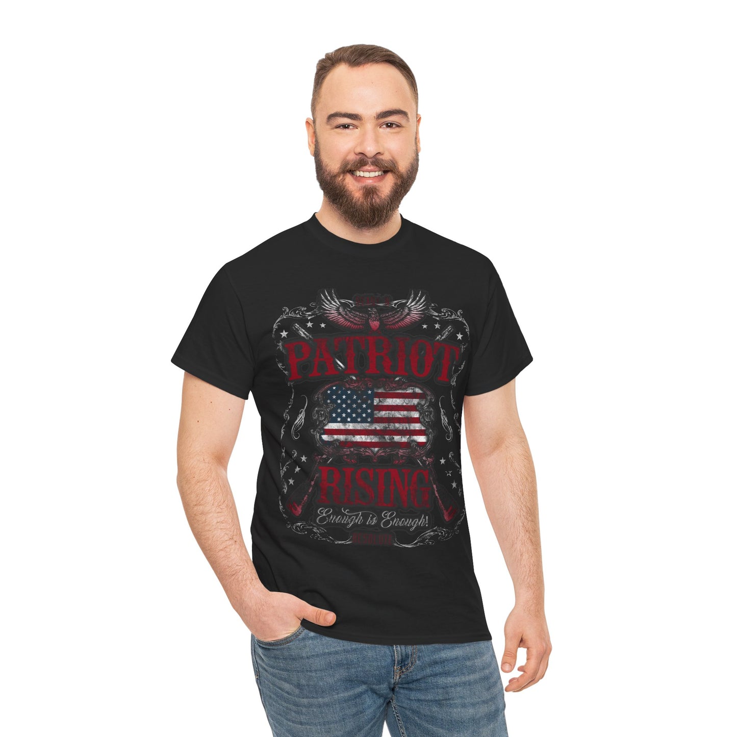 Patriot Rising Flag SS T-Shirt